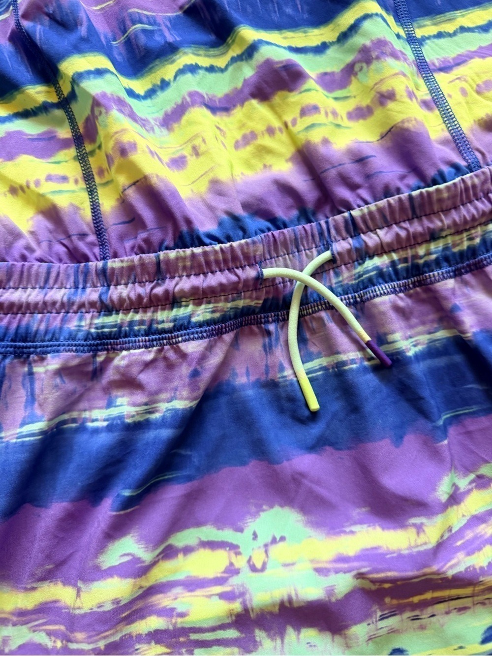 Ivivva by Lululemon Girls Athletic Dress Purple Tie Dye Size 14 - Picture 3 of 4